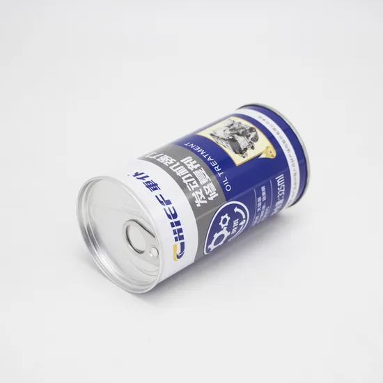 Guangzhou Factory Metal Motor Oil Tin Can Packaging Customized Logo Engine Oil Can Easy Open Cans Cmyk Lubricants Oil Tin Cans
