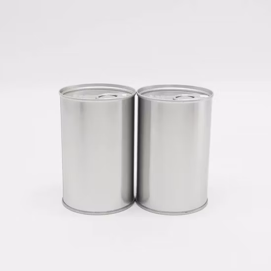 Guangzhou Factory Metal Motor Oil Tin Can Packaging Customized Logo Engine Oil Can Easy Open Cans Cmyk Lubricants Oil Tin Cans
